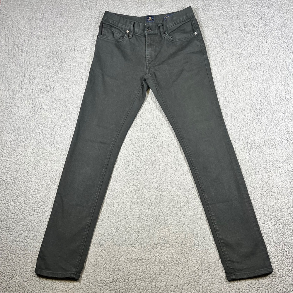 Roark Jeans Standard Slim Fit‎ HWY 133 Denim Charcoal Black Men's Size 28x32